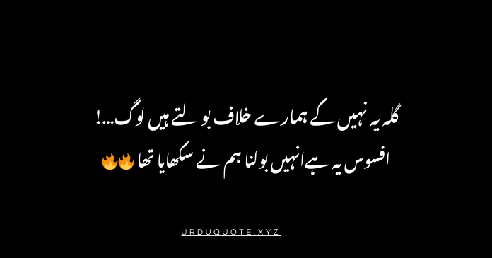 2 Line Urdu Poetry on Attitude